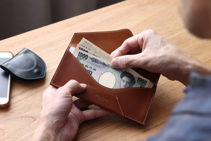 Envelope long wallet“Encase” 封筒型長財布